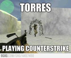 9gag:  Torres playing counterstrike…  marcio