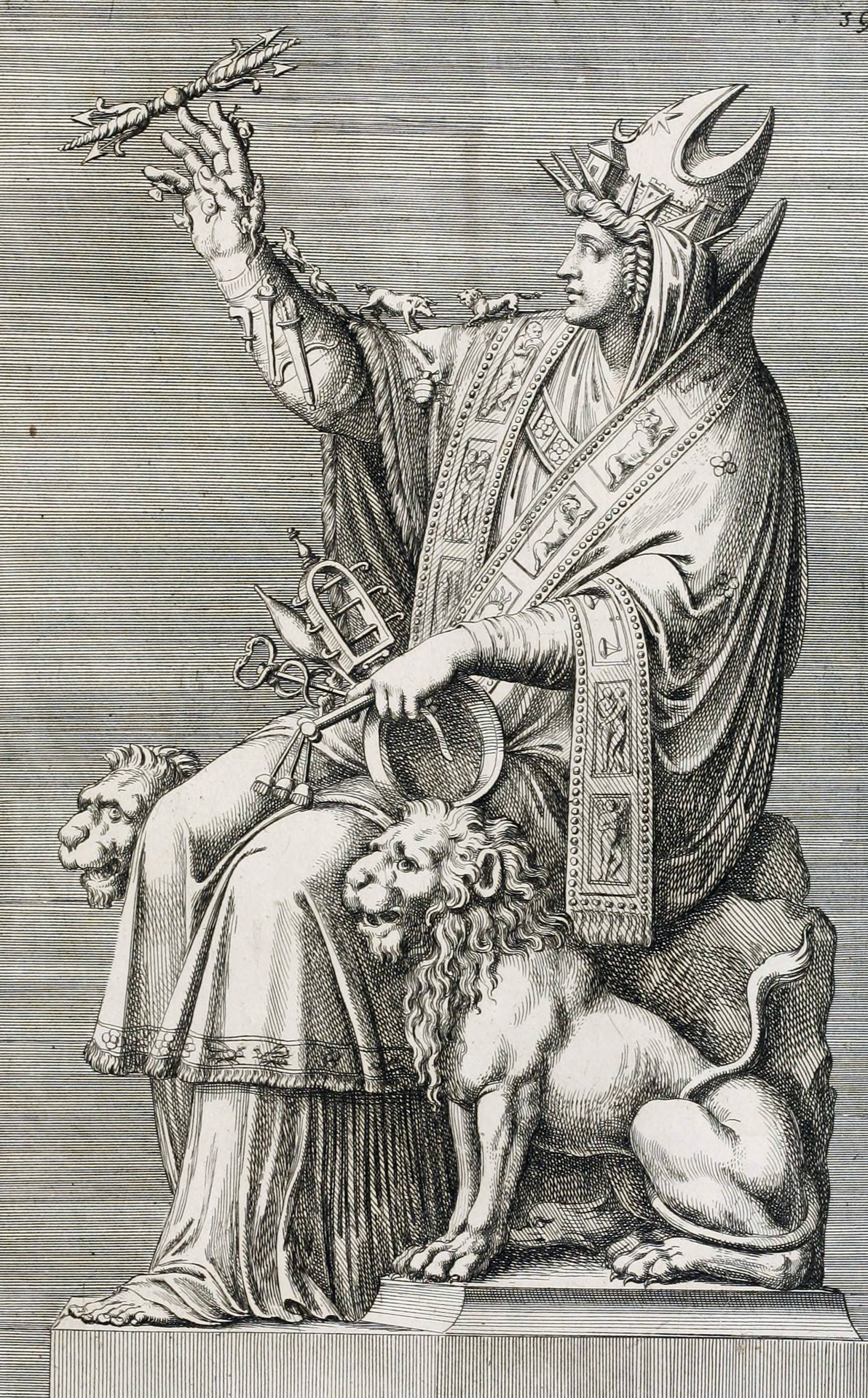 speciesbarocus:   Claude-François Menestrier - Symbolica Dianae Ephesiae statua (1688).