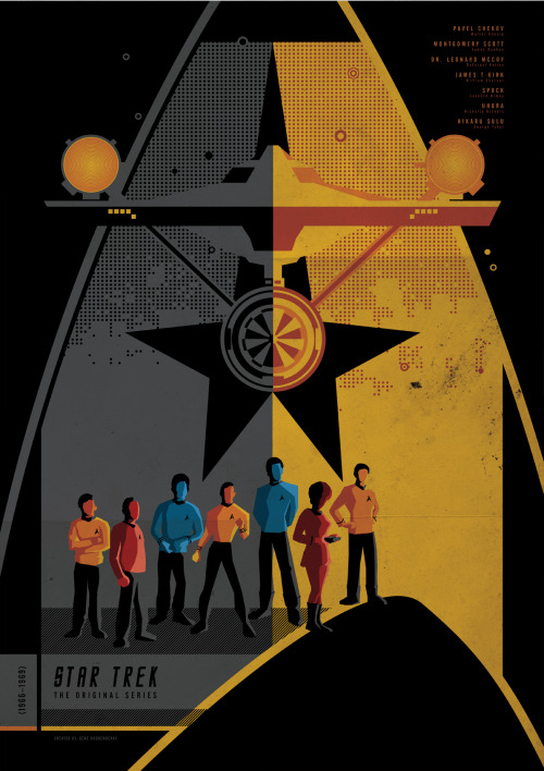 fuckyeahstartrektos: heyoscarwilde: The Magnificent Seven Star Trek: The Original Series cast illust