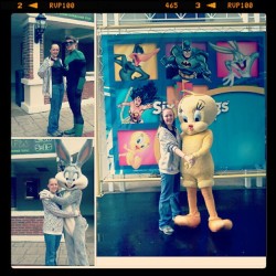 Me, tweety, bugs and the green lantern :) (Taken with Instagram)