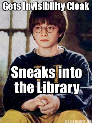 XXX hogwartskidsproblems:  First Year Harry Meme by Hogwarts photo