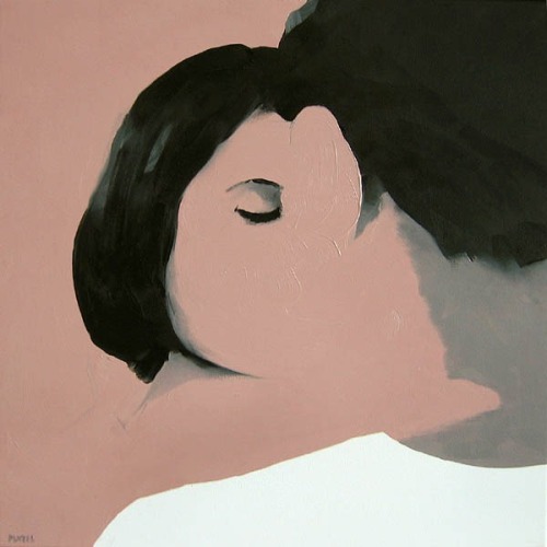 showslow:  Minimal paintings by Jarek Puczel. He refers to these works as “abandoning the developed form”. 