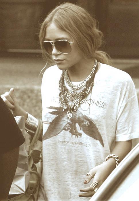 Statement piece on Ashley Olsen