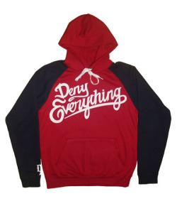 denyapparel:  Found a few of these laying in the office. Took £5 off the price, go snatch them up! http://www.denyapparel.com/product/deny-everything-hoodie  Help us out by sharing this post!