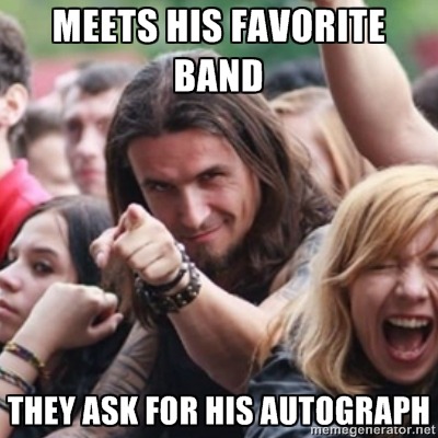  Ridiculously photogenic metalhead 