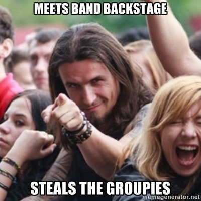  Ridiculously photogenic metalhead 