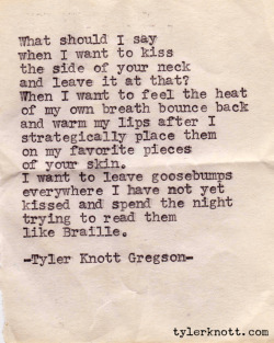 tylerknott:  Typewriter Series #80 by Tyler