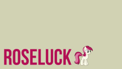 a-pony-a-day:  Roseluck Wallpaper by ~dynnoh 