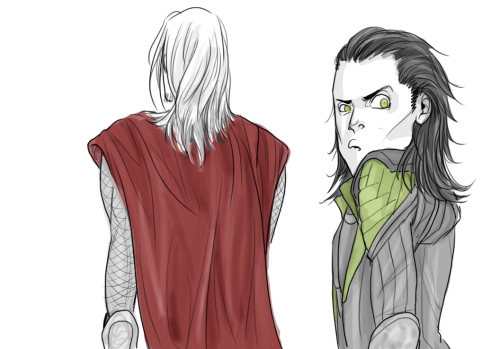 zeldaatethetriforce:  nightmareloki:  korras-legacy:  spiritofthemoon:  samoubica:  Just finished this up. I thought it was pretty appropriate to draw. Here’s the full sized image. :3  http://samoubica.deviantart.com/art/Loki-and-Tony-s-Face-Off-308074313