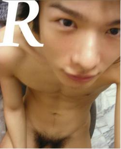 geysian:  asiantouch:  hehehe&lt;3  Cute face, slim body, hot cock. What else do you need? O yea, his meat inside of you ;) 