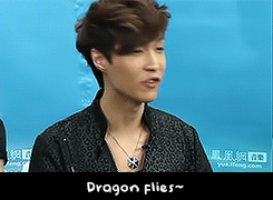 yugyeom-deactivated20150618:  when lay introduces leader kris… (he was def teasing kris lol) 