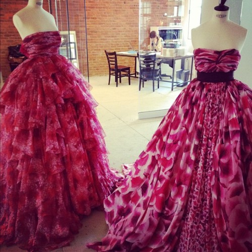 officialstyledotcom:  Couture gowns by @Giambattistapr. ML (Taken with Instagram)