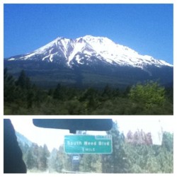 Mt. Shasta &amp; the City of Weed 😜🗻 (Taken with Instagram)