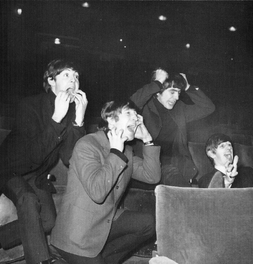 The Beatles’ imitation of their fans.