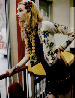 Lily Donaldson in Vogue UK February 2005