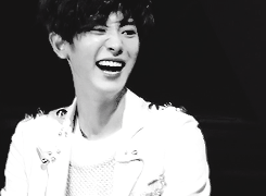  The way he starts to smile on the second GIF… 