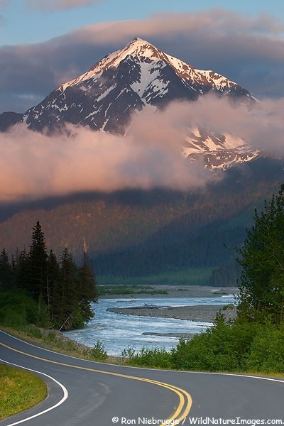 bluepueblo:  Sunset, Chugach National Forest, Alaska photo via antonio 