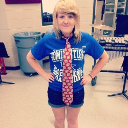 #throwbackthursday Vance&rsquo;s tie, I couldn&rsquo;t even tie it, hahaha. (Taken with Instagram)