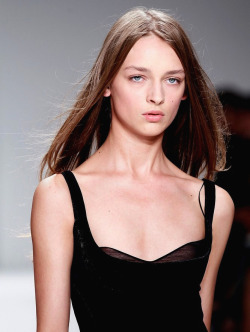 Daga Ziober at Calvin Klein Spring 2012