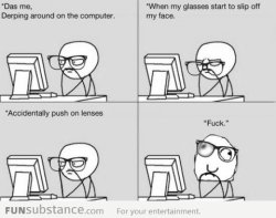 funsubstancecom:  People with glasses will understand… More funny pics at FunSubstance.com and the Facebook Page