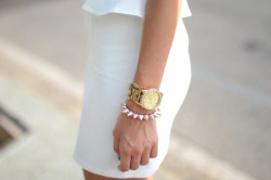 what-do-i-wear:  watch: Marc by Marc Jacobs bracelets: Asos (image: lovelypepa)