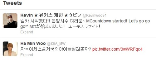 positivelyrandom:  When they tweet at the same time… my poor fangirl heart~~~! <333 