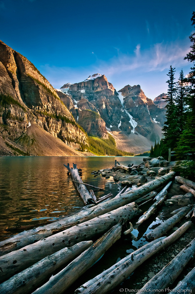 sav3mys0ul:  Driftwood - Moraine Lake (by nailbender) 