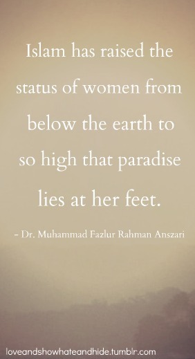 women in islam quotes
