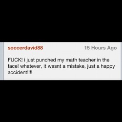 Dex’s excuse in math (Taken with Instagram)