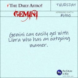 dailyastro: Gemini 1950: Visit The Daily Astro for more facts about Gemini. and u can get a free tarot reading here. :) 