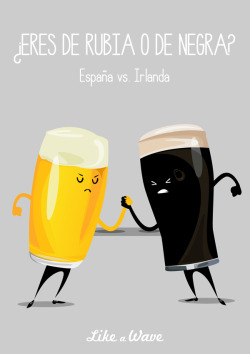 nazaret:  La caña vs. La pint. (via http://facebook.com/likeawave) 
