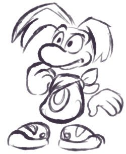  copesetic said: Draw Rayman. Draw him now.   