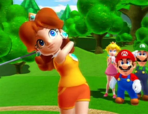 Luigi X Daisy moment #4 Luigi in awe