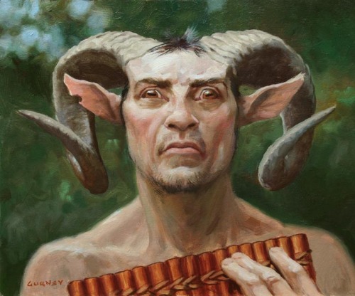 The Greek God Pan Interpreted By James Gurney (of Dinotopia Fame).