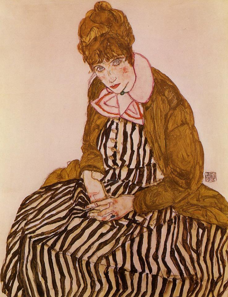 casadelpoetatragicogplus:  When Schiele was 21 he met Valerie, a girl four years