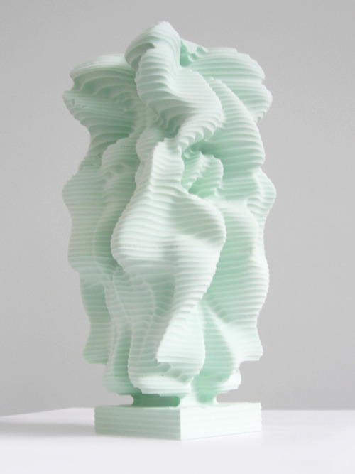 processingmatter:Cloud Like (polystyrene, CNC machined) by Daniel Widrig