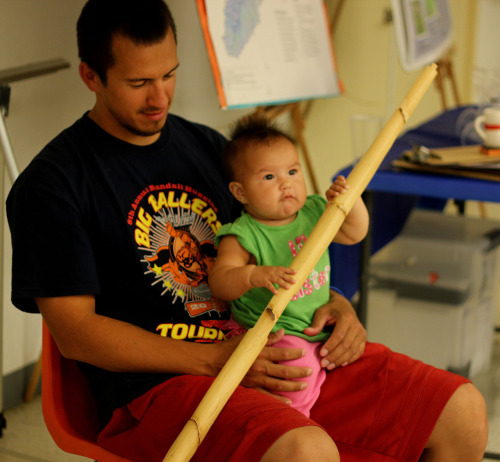 Bow Making Camp at Oglala Lakota College in Kyle, SD. Young Lakota Warriors.