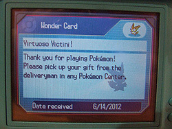 poke-problems:  Victini is back! How to get it on your copy of Black or White: Mystery Gift > Recieve Gift > Nintendo WFC > Virtuoso Victini!  YAAAAAY I LOVE YOU