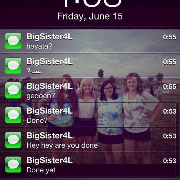 She got really bored&hellip;Lol (Taken with Instagram)