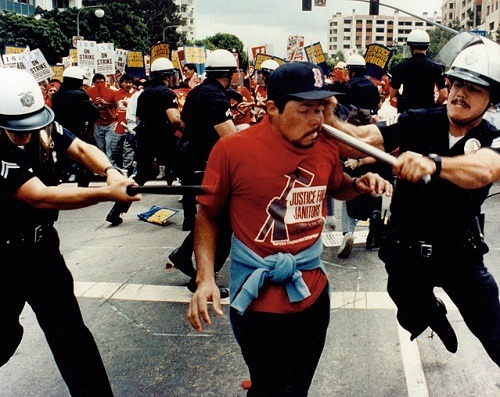 todayinlaborhistory:  June 15, 1990:  Janitors in Los Angeles are brutally beaten