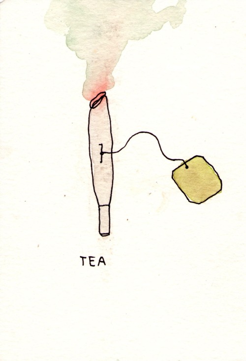 prettypittura: it is just tea