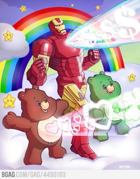 Porn photo 9gag:  Iron Man and the Teddy Care Bears