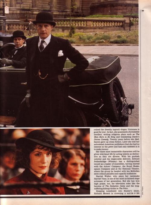 missanthropicprinciple: RADIO TIMES: 21-27 March 1987 | The Dorothy Sayers Mysteries Very much the N