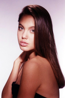 trill-bitch:  Angelina Jolies first photoshoot 