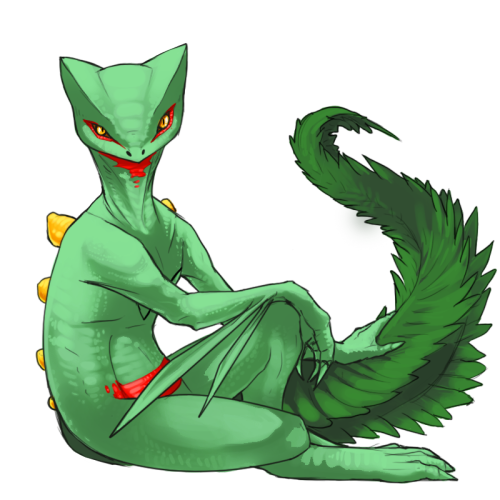 themetalhyena:  ahh—real-pokemon:  Sceptile  