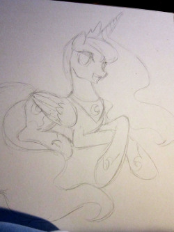 Yes a penciled/inked/and colored Luna will be available for Brony Con. There will be only one of these.