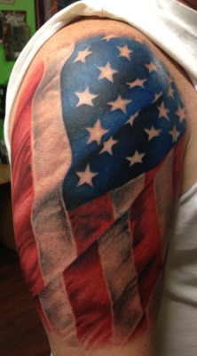 fuckyeahtattoos:  America FUCKYEAH!Tattoo by Stevie Monie of Pinz and Needlez Tattoo Studio in Edgewood, MDwww.tattoomoney.comwww.pinzandneedleztattoo.com 