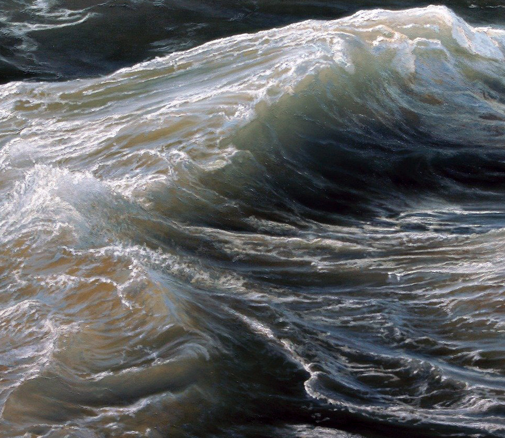 alecshao: Ran Ortner  First three images: Open Water No. 24, 2009 - oil on canvas