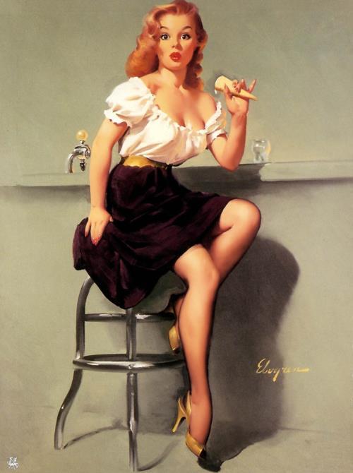 lieselida:  Gil Elvgren’s pin up girls 