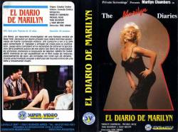 Spanish video box for The Marilyn Diaries,
